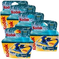 Kodak Sport Camera - wegwerpcamera 27 opnames - Pakket van 5 camera's