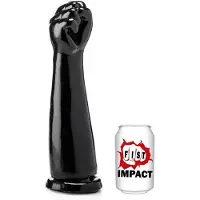 Gangbangster - The Original - Dildo - 30 x 8 cm - PVC - Zwart