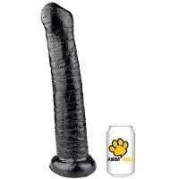 Gangbangster - Trunk - Dildo - 36 x 7,5 cm - PVC - Zwart