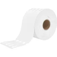 Combicraft Sleufetiketten Wit 250x25mm voor Thermo Transfer Printers - Rol van 1500 stuks