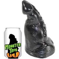 Monster Toys - Banshi - Dildo - 16 x 8,5 cm - PVC - Zwart