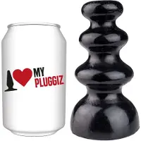 Gangbangster - Rook Chess - Buttplug - 11 x 6,5 cm - PVC - Zwart