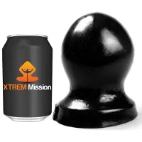 Gangbangster - Mission Snowball - Buttplug - 12 x 10 cm - PVC - Zwart