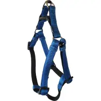 Vadigran Soft Grip Harnas / Hondentuigje - Nylon - Blauw - L - Borstomtrek: 50 - 75 cm (GELIEVE ALVORENS BESTELLEN OPMETEN)
