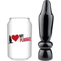 Pluggiz - Big Knight Chess - Dildo - 16 x 4,7 cm - PVC - Zwart