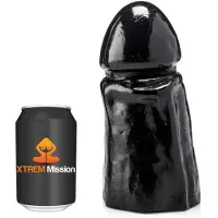 Xtrem Mission - Mission Crack Up - Dildo - 23 x 10 cm - PVC - Zwart