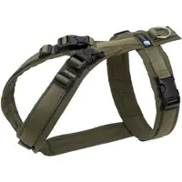AnnyX Hondentuig - OPEN - Speurtuig - Olijfgroen - maat L - Borstomvang 70-86cm - Gewicht hond 26-38 kg