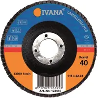 Ivana Lamellenschijf Korrel 120 SMT 125x22.2mm