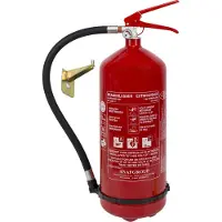 Anaf Poederblusser ABC 6 kg - Inclusief ophangbeugel - Met manometer - Brandblusser – 43A 233B C