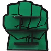 Marvel Hulk Wall Shelf with Storage for Kids