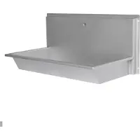 HLT Wastrog met kraangat en achterwand Lengte: 80 cm