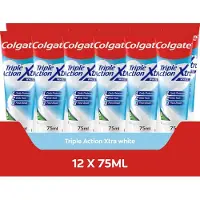 Colgate Triple Action Whitening tandpasta - Voordeelverpakking - 12 x 75ml