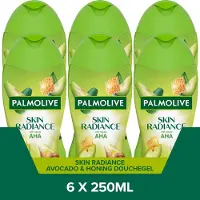 Palmolive Skin Radiance Avocado & Honey Body Wash - Voordeelverpakking - 6 x 250ml