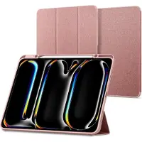 Spigen Geschikt voor Apple iPad Pro 13 inch M4 - Urban Fit - Book Case Hoesje - Roze