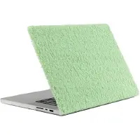 IMoshion Teddy Hard Cover voor de Apple MacBook Pro 14 inch (2021 / 2023 M3 chip / 2024 M4 chip / 2025 M5 chip) - Matcha Green