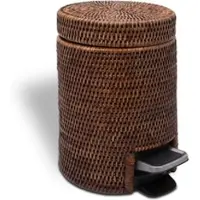 DECOR WALTHER Pedaalemmer Basket TE Rattan Donker