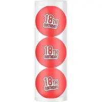 Legend Golfpresentjes-3 Golfballen 18 jaar happy birthday-Golfcadeau-Golfgadget-Golfballen-Golfer-Golfaccessoires