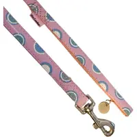 Pet Products Hondenlijn MacLeather roze - 120 cm lang 20 mm breed (kleine tot middelgrote honden)