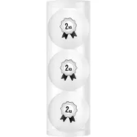 Legend Golfpresentjes-Golfbal-2e prijs- 3 golfballen in koker met bedrukking 2e prijs -golfcadeau-golfprijs-golfgadger