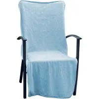 Linnick Tuinstoel Handdoek Stoel Handdoek Microvezel 136x57cm + 15 - blue