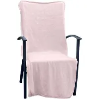 Linnick Tuinstoel Handdoek Stoel Handdoek Microvezel 136x57cm + 15 - light pink