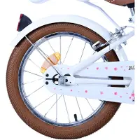 Volare Blossom Kinderfiets - Meisjes - 16 inch - Wit - Twee Handremmen
