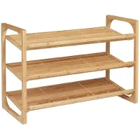 EStore schoenenrek - bamboe - 76L x 33B x 51H cm - natuurhout