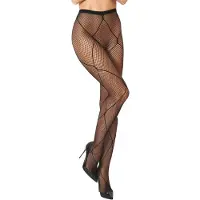 Kotek - T005 Fishnet Panty - L/XL - Zwart