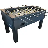 Toptable Competition Black - Voetbaltafel met 16mm Stangen