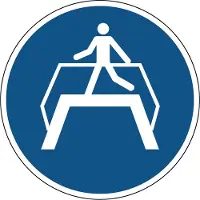 Allesveilig.nl Oversteekplaats gebruiken gebodspictogram