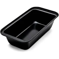 Intirilife broodvorm taartvorm van koolstofstaal in zwart - 750 gr brood - 25,5 x 13 x 6 cm