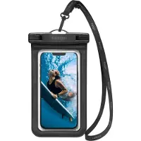Spigen A601 Universeel Waterdicht Hoesje Zwart