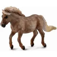 Collecta Paarden: Shetlandpony 10 cm Appelschimmel