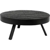 Puur Sauda salontafel 75 cm zwart