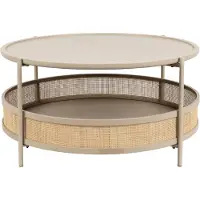 Puur Snogge salontafel 80 cm zand