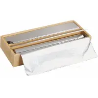Kesper FSC Keuken Foliedispenser voor 2 Rollen folie - FSC Bamboe Hout - Keuken lade Folie dispenser voor aluminium- & huishoudfolie