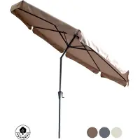 4gardenz parasol rond 300 cm met volant kantelbaar -