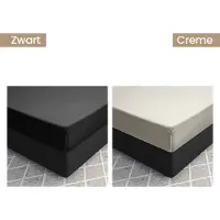 Primaviera Deluxe Hoeslaken Satin Cream Satijn-180 x 220 cm