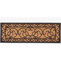 Esschert Design - Deurmat Rubber / Kokos Victoriaanse Stijl - Maat XL - 120 x 40 cm