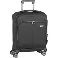 Travelite Priima 4 wielen Cabinewagen 55 cm met uitbreidingsplooi zwart