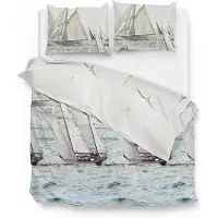 Zohome Zo Home Dekbedovertrek Katoen Marnix - blue 240x200/220cm