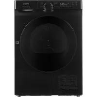 Inventum VDW8030B Wasdroger - 8kg - Warmtepompdroger - UV-hygiënefunctie - Energielabel C - Zwart