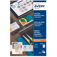 Avery visitekaarten Quick&Clean 200 g/m