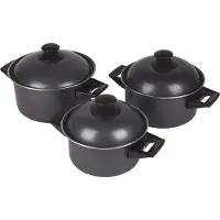 Bo Camp - Pannenset - Rondo - 3-Delig - Carbonstaal