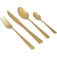 Gimex Bestek - Goud - 16-Delig