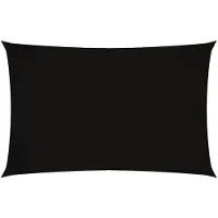 vidaXL Zonnescherm rechthoekig 2x4,5 m oxford stof zwart