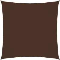 vidaXL Zonnescherm vierkant 3x3 m oxford stof bruin