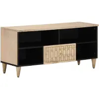 vidaXL Tv-meubel 100x33x46 cm massief mangohout
