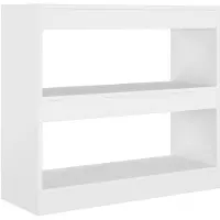 vidaXL Boekenkast/kamerscherm 80x30x72 cm wit