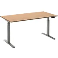 Ceha Adjust 2 Plus Elektrisch hoogteverstelbaar Zit-sta-bureau Rechthoekig Beuken T-Voet 1,800 (B) x 900 (D) x 1,300 (H) mm Melamine, metaal
